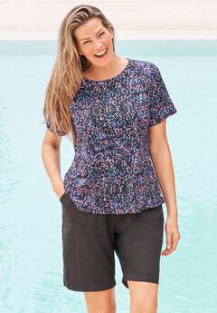 Plus Size Blouson Tankini