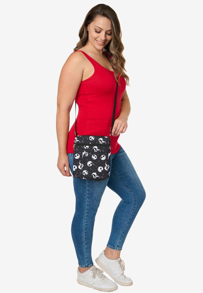 Nightmare Before Christmas Passport Bag Travel Disney Crossbody Purse, , alternate image number null
