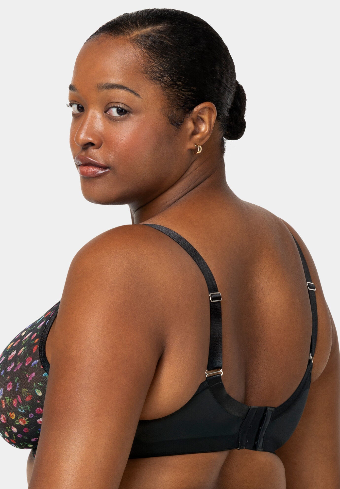 Sheer Mesh Full Coverage Unlined Underwire Bra, MEADOW DREAM, on-hover image number 1