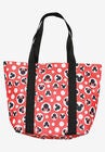 Disney Mickey & Minnie Mouse Women's Zip Tote Bag, , alternate image number null
