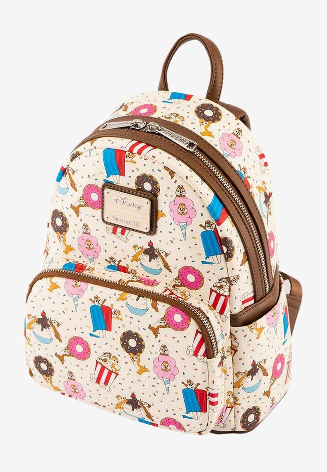 Loungefly X Disney Chip 'N Dale Snacks Sweets Mini Backpack, , on-hover image number 1