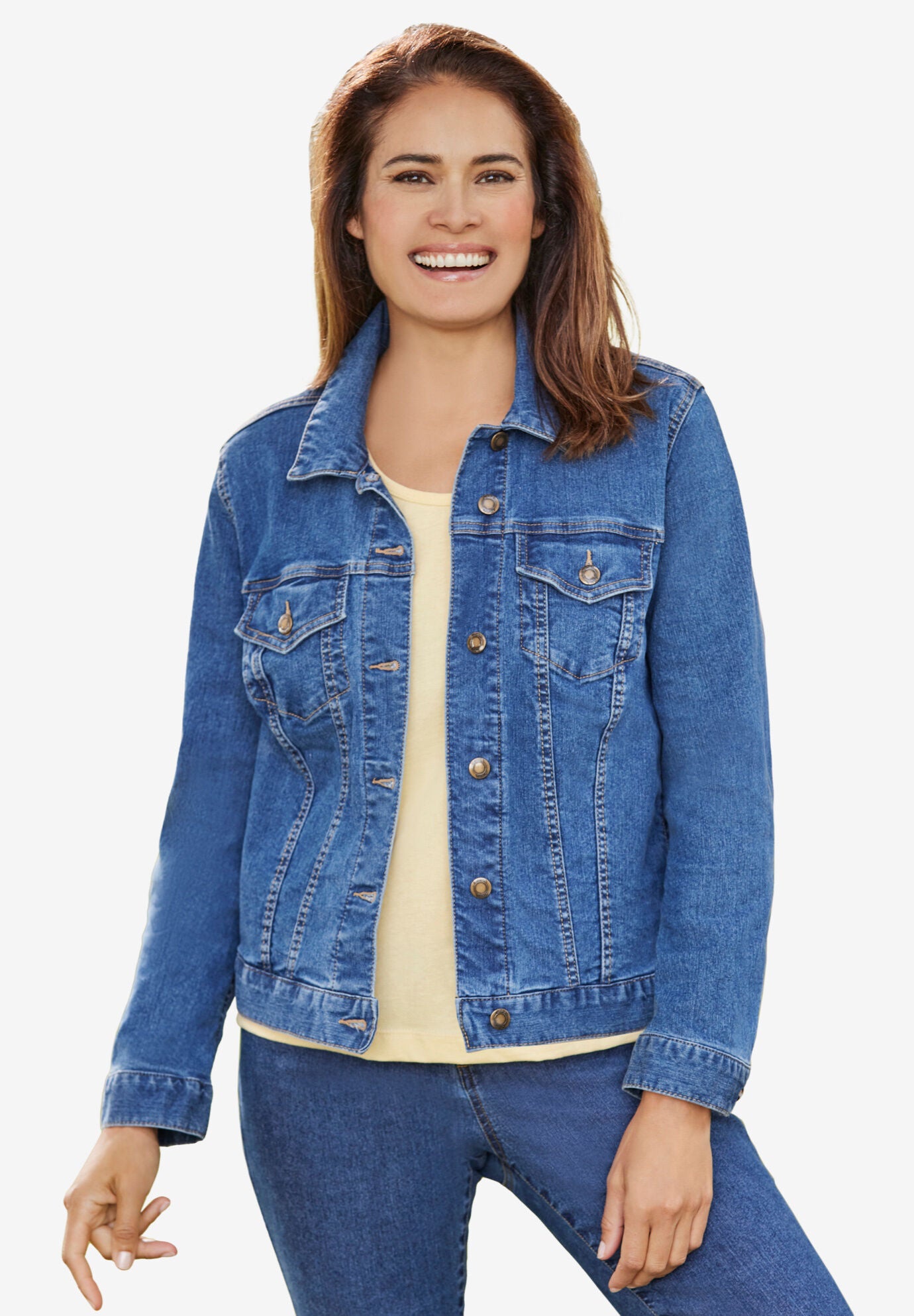 roamans denim jacket
