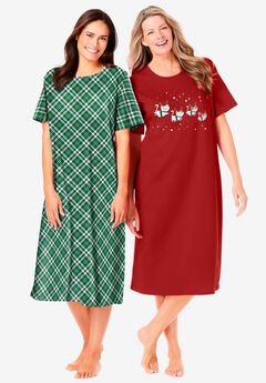 2-Pack Long Sleepshirts