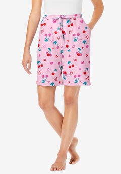 Print Pajama Shorts