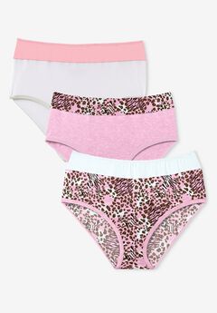 Full Coverage Stretch Cotton Color Block Brief 3-Pack