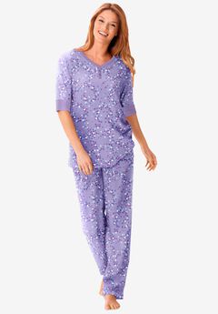 Printed Henley PJ Set