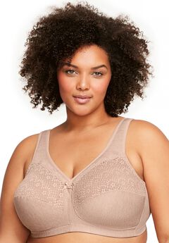 Full Figure Plus Size Magiclift Moisture Control Bra Wirefree #1064 Bra