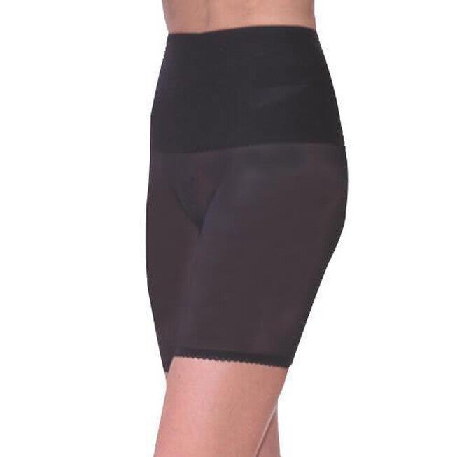Leg Shaper, Stomach and thigh shaper,  Light to Moderate Shaping, BLACK, hi-res image number 0
