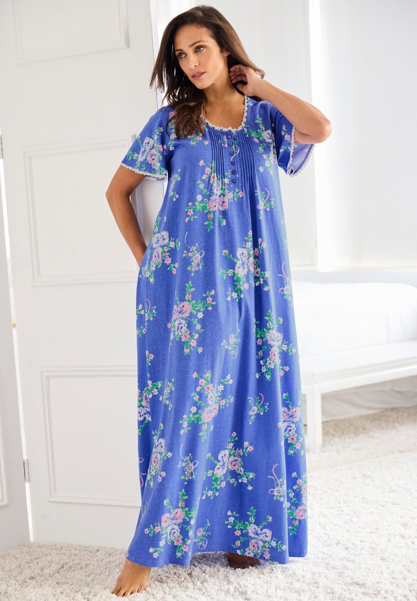 pintuck long dress - golden embers main image 0