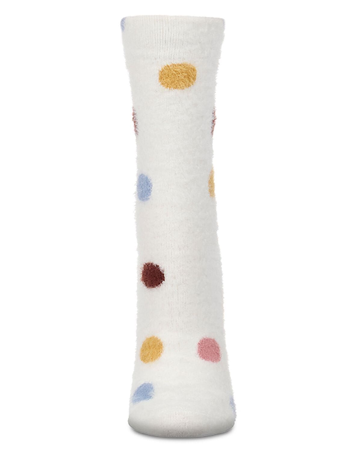 Dotted Plush Crew, IVORY, alternate image number 1
