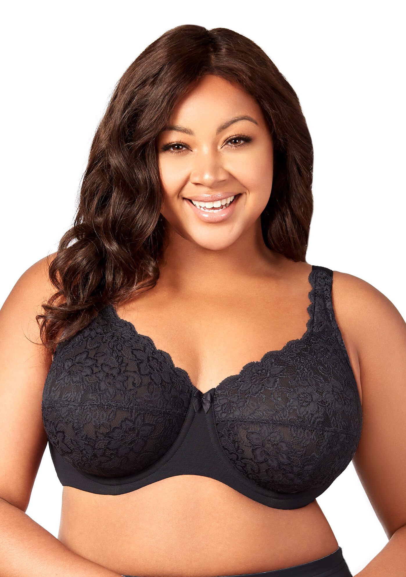 Lacey Curves Underwire Bra 2311, BLACK, hi-res image number 0