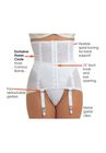 Waist Cincher with Detachable Metal Garters, , on-hover image number null