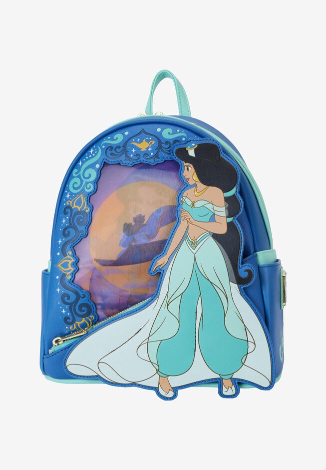 Loungefly X Disney Princess Jasmine Aladdin Lenticular Mini Backpack, , alternate image number 2