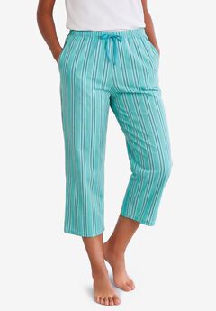 Woven Sleep Capri Pant