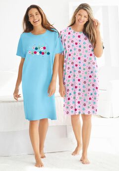 Plus Size Short Nightgowns