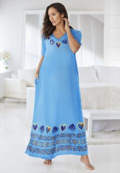 Plus Size Long Blue Dresses