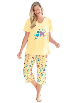 2-Piece Capri PJ Set