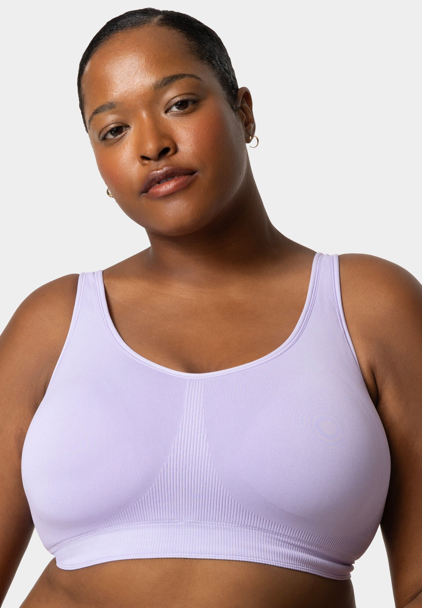 Smooth Seamless Support Wireless Bra, LAVENDER MIST, hi-res image number 0