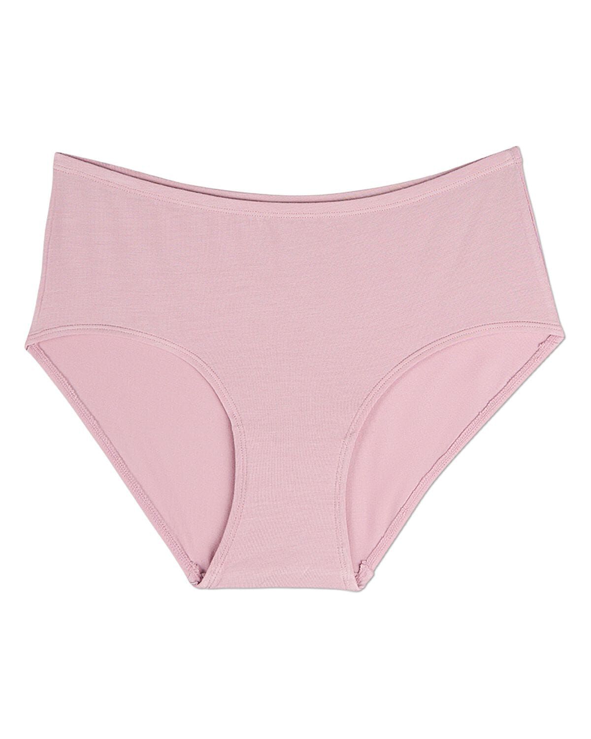 3 Pair Women's Luxe Modal Blend Brief Panties, MAUVE SHADOWS, hi-res image number 0