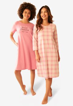 Dreams & Co.® 2-Pack Sleepshirts