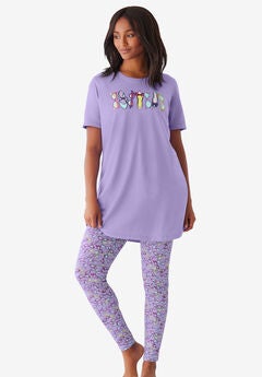 Graphic Tunic PJ Set