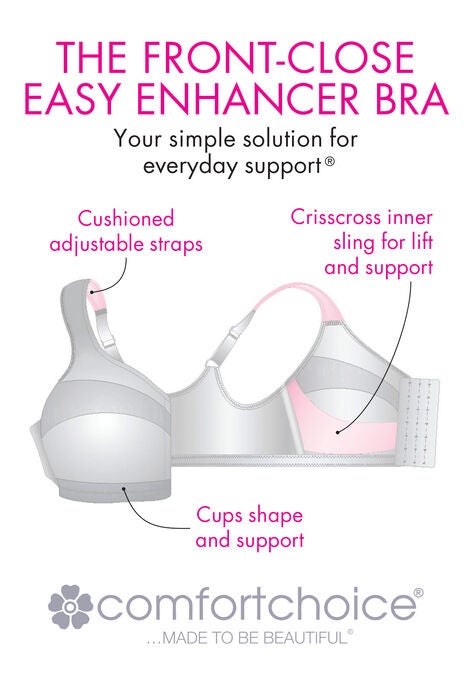 Easy Enhancer® Front-Close Wireless Bra, , alternate image number null