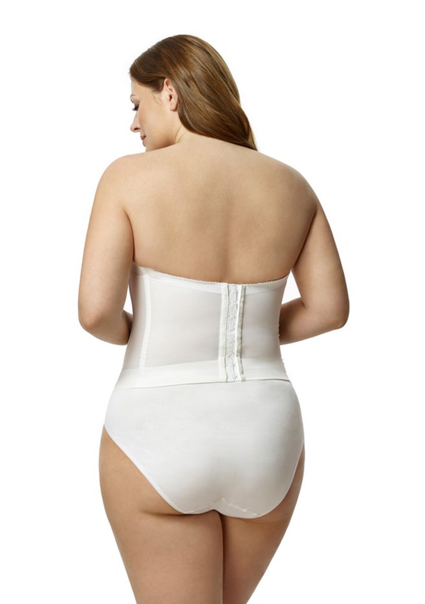 Make it Smooth Strapless Longline 6421, WHITE, on-hover image number 1