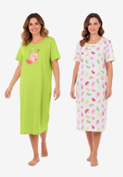 2-Pack Long Sleepshirts