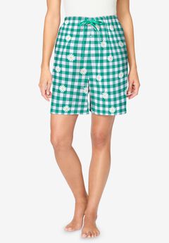Plus Size Cotton Sleep Shorts