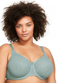 Full Figure Plus Size Lace Comfort Wonderwire Bra Underwire #9855 Bra