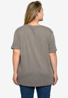 Women'S Scooby Doo T-Shirt Classic Graphic Print Heather Brown T-Shirt, , on-hover image number null