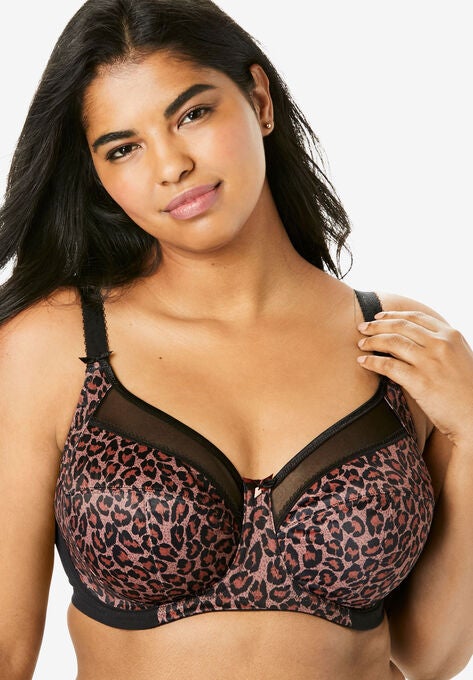 Keira and Kayla Underwire Bra 6090/6162, DARK LEOPARD, hi-res image number null