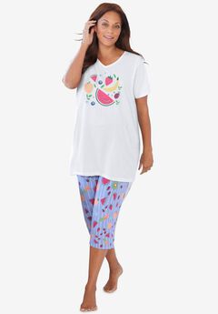 2-Piece Capri PJ Set