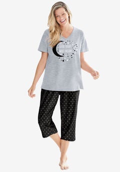 Plus Size Black Pajamas