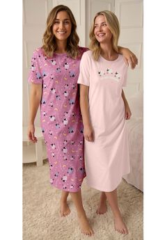 2-Pack Long Sleepshirts