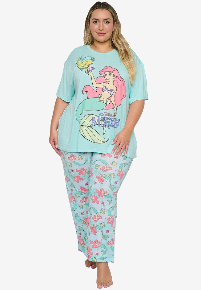 Disney The Little Mermaid Ariel Pajama 2-Piece Set T-Shirt & Pants, , alternate image number 3