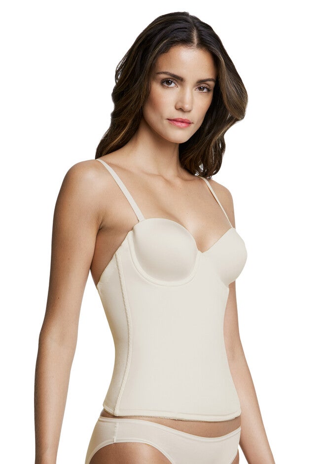 Paige seamless padded longline bra, , alternate image number 2