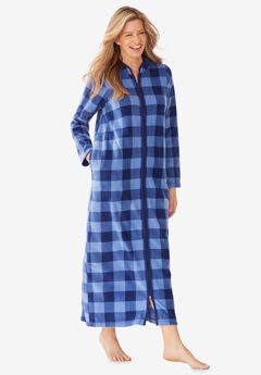 Plush Zip-Front Robe