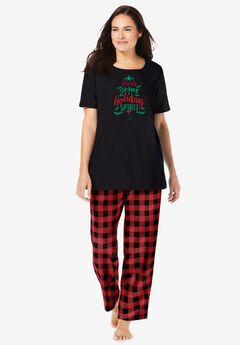 Graphic Tee PJ Set
