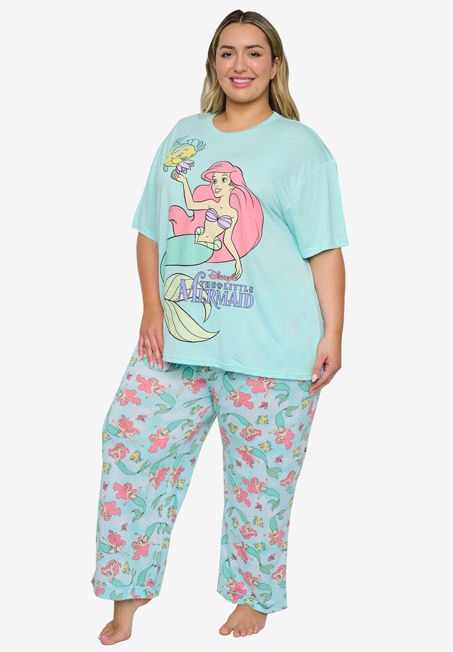 Disney The Little Mermaid Ariel Pajama 2-Piece Set T-Shirt & Pants, , alternate image number 4