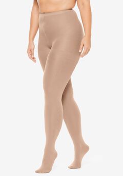 Plus Size Control Top Tights