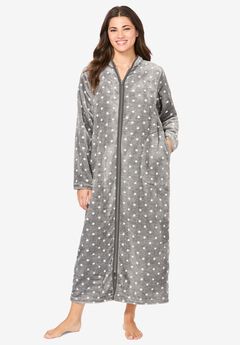 Plush Zip-Front Robe