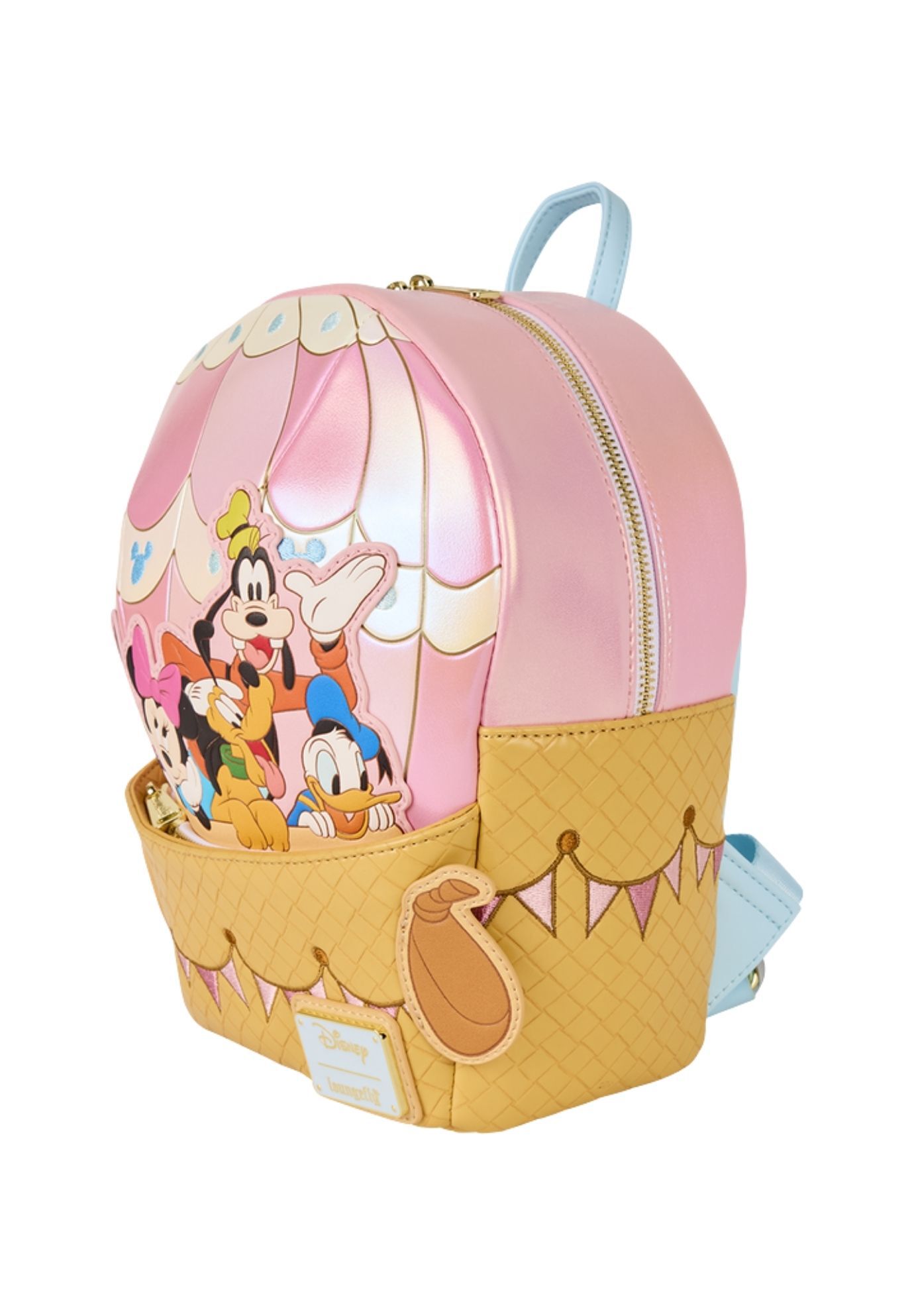 Loungefly x Disney Mickey & Friends Figural Hot Air Balloon Mini Backpack, PINK, alternate image number 2