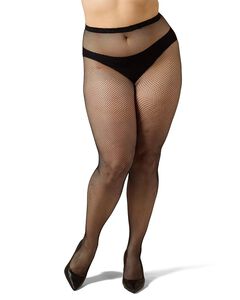 Plus Size Curvy Fishnet Tights