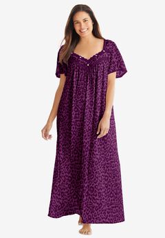 Plus Size Nylon Nightgowns