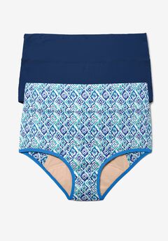 Cotton Spandex Incontinence Brief 2-Pack