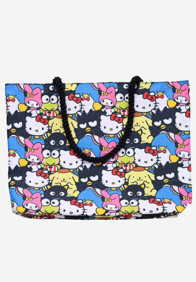 Hello Kitty Tote Bag Travel Beach Carry-On Tote Bag, , alternate image number 4