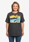 Mickey Mouse & Friends Sunset T-Shirt Charcoal, , alternate image number null