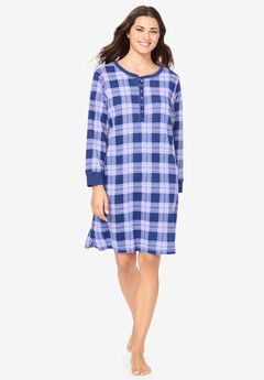 Plus Size Long Sleeve Nightgowns