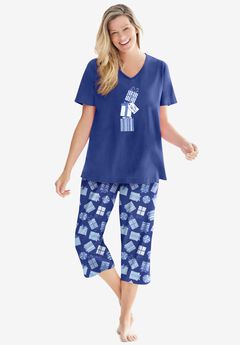 2-Piece Capri PJ Set